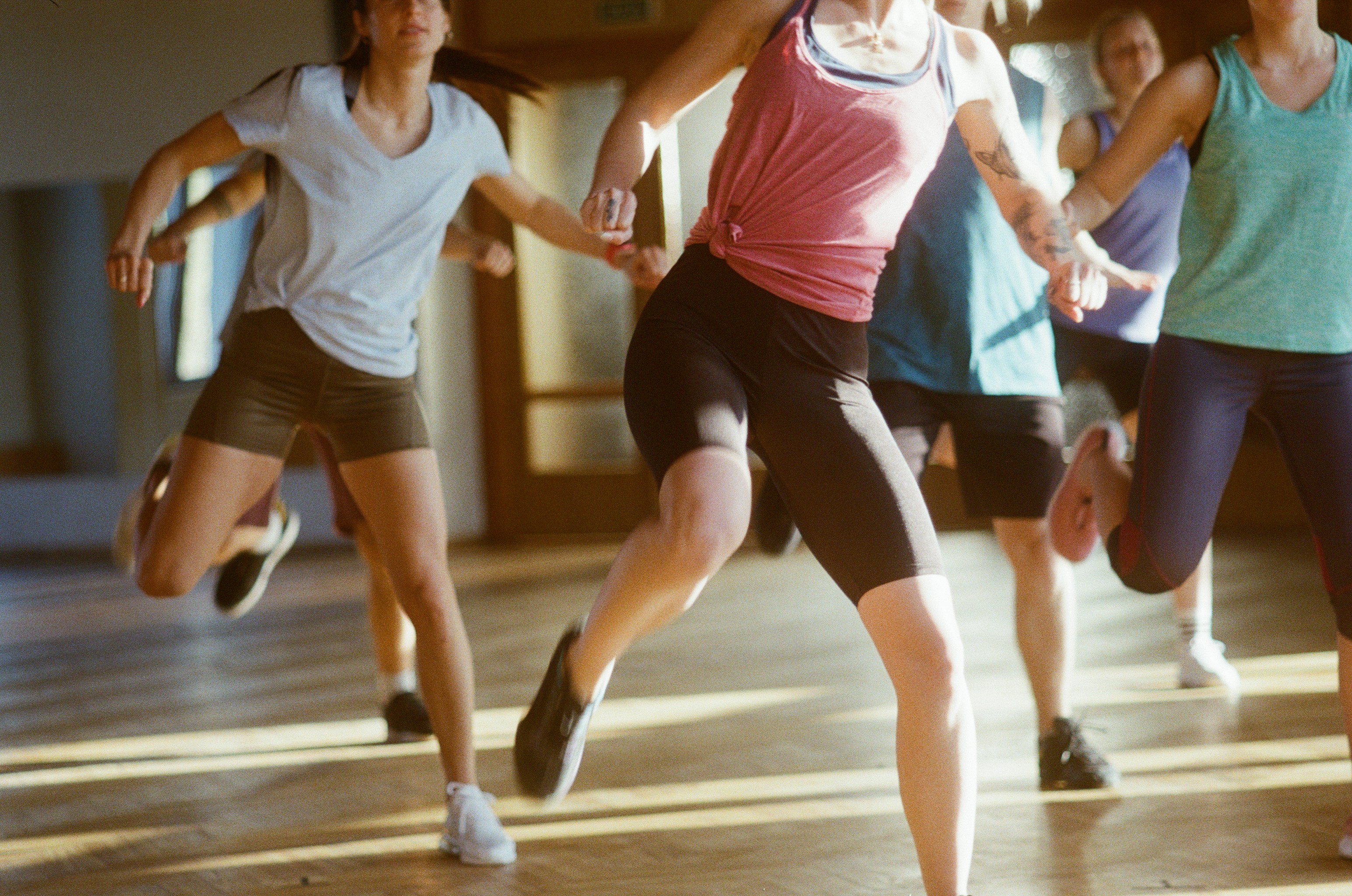 Dancer breaking down choreography into easy 8-count sections