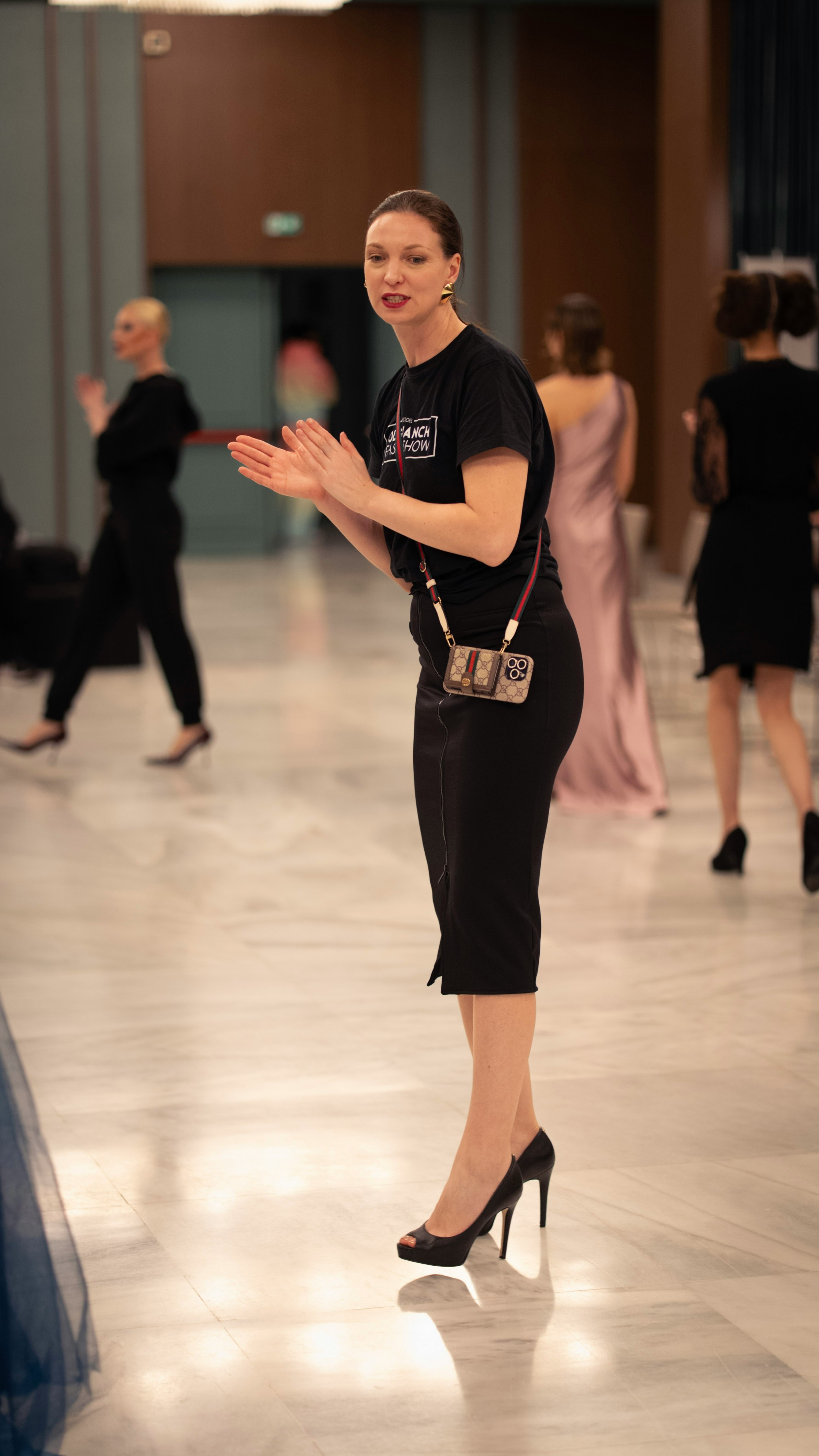 Dancer learning to find the beat and move to the rhythm