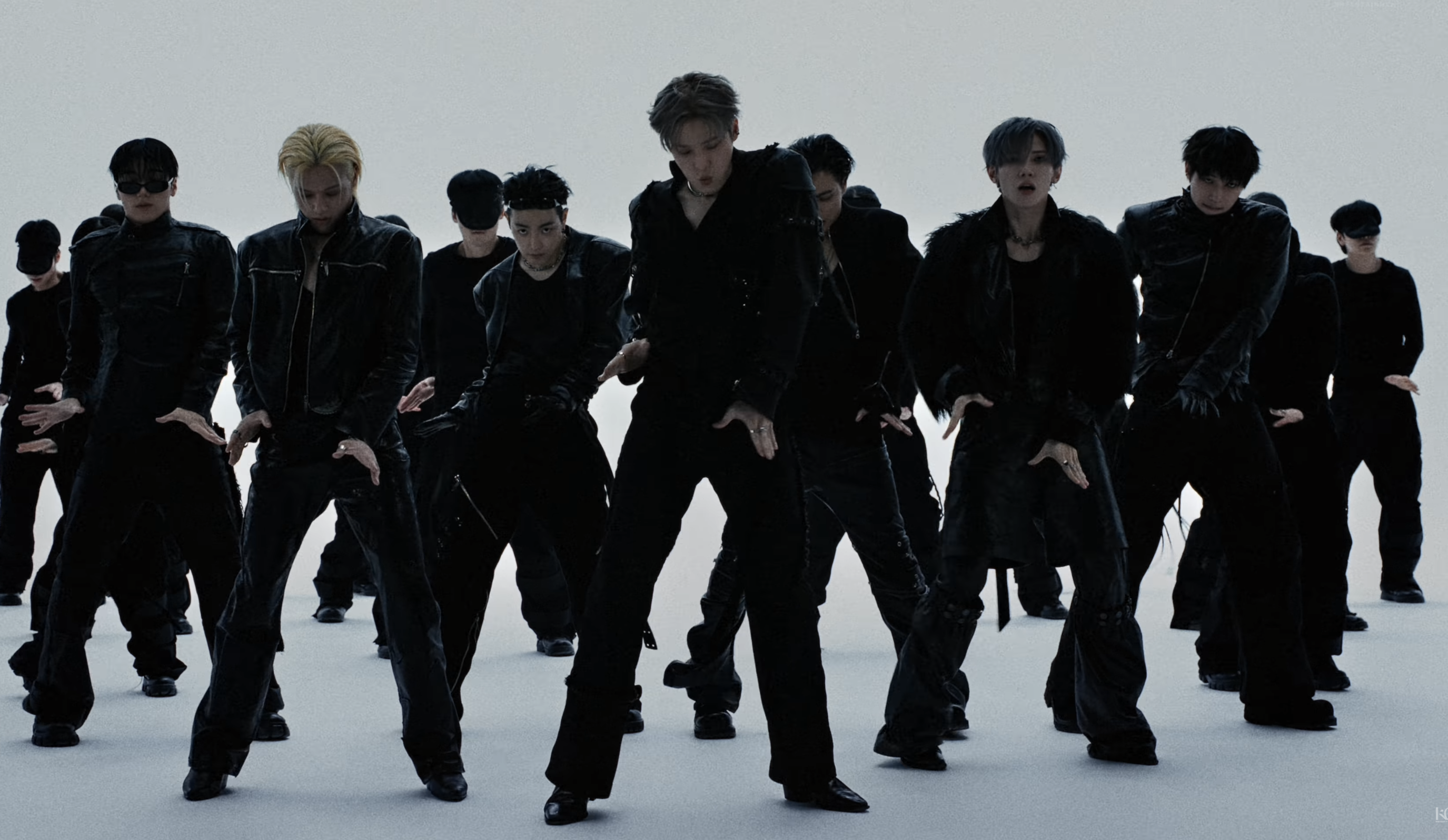 Beginner learning K-Pop dance choreography step by step